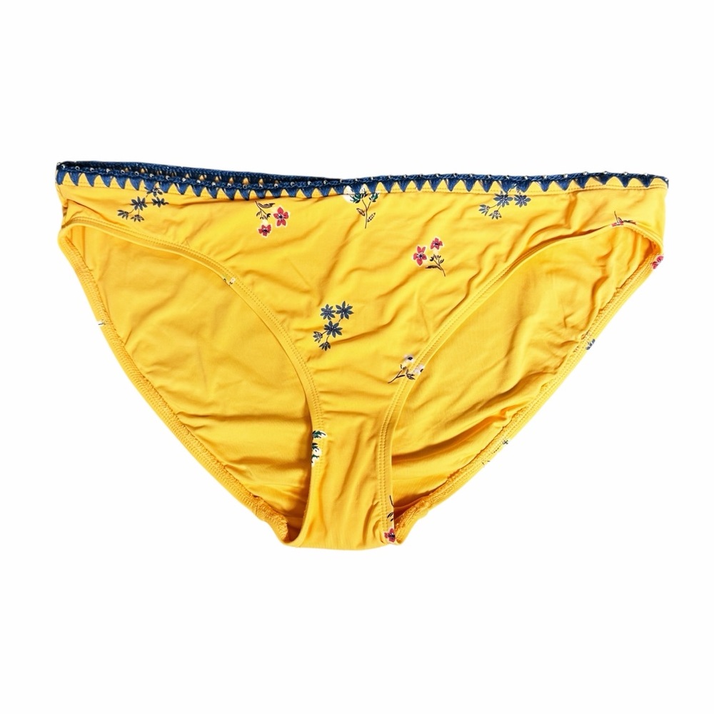Anne Cole Studio Yellow Floral Bikini Bottom NWT Size XL - Picture 3 of 6